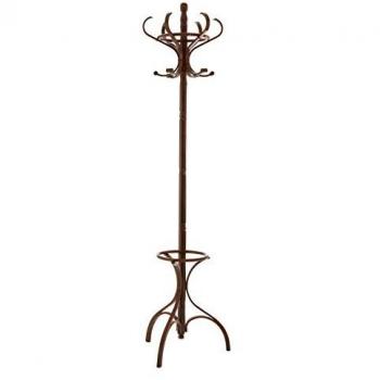 Premier Housewares Birch Coat Stand - Walnut, Brown