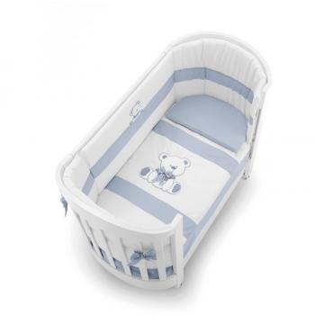 Piumone Sfilabile Tato Ovale Azzurro