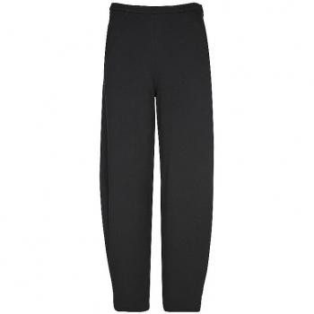 Pantaloni Emporio Armani neri in viscosa Taglia 44