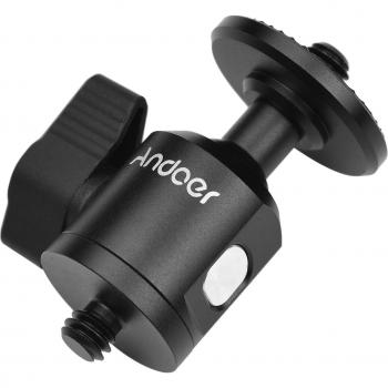 Adaptador de Trípode Andoer con Agujero Inferior de 1/4 Pulgadas