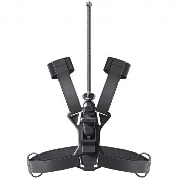 Schwarze Insta360 Drittperson-Rucksackhalterung