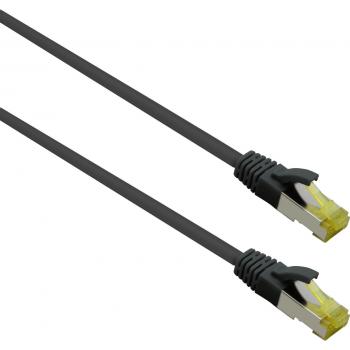 Helos ultra flex Patchkabel S/FTP Cat 6a TPE schwarz 10,0m