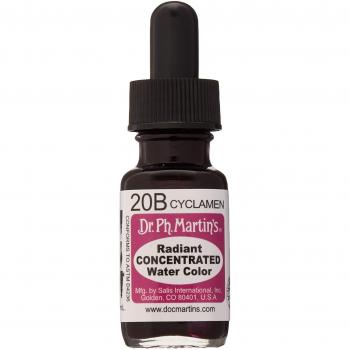 Dr. Ph. Martin's Radiant Concentrated Water Color, 0.5 oz, Cyclamen