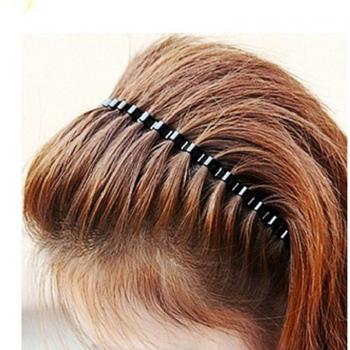 Clip Aro de Pelo Negro