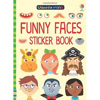 Funny Faces Sticker Book (Usborne Minis) - [Version Originale]