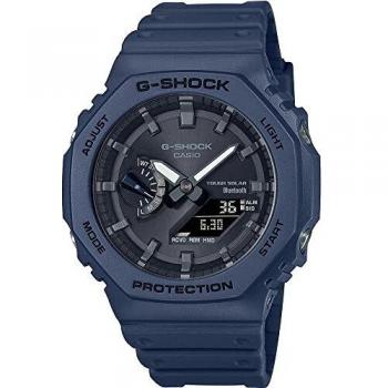 Casio G-Shock GA-B2100-2AER Blue Resin Strap Bluetooth Solar Watch
