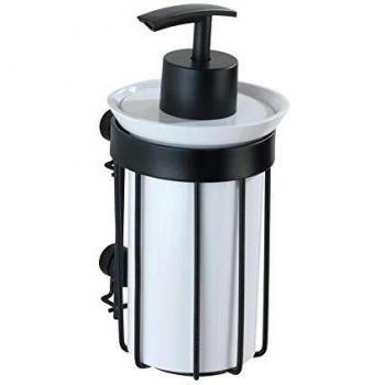 WENKO Seifenspender Classic Plus Black 185 ml