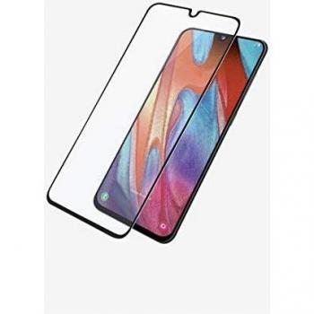 PanzerGlass Case Friendly Tempered Glass Screen Protector for Samsung Galaxy A41 - Black Transparent