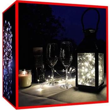 Lichterkette 300 Mikro-LED 30m kaltweiß, USB Anschluss