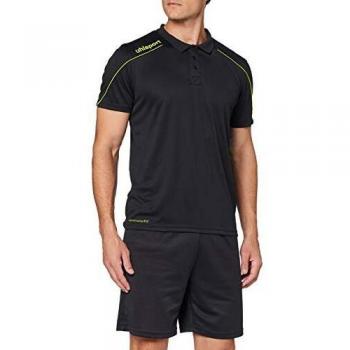Uhlsport Stream 22 Polo Shirt for Men, Noir/Jaune