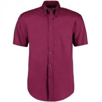 Kustom Kit Herren Oxford Hemd kurzarm