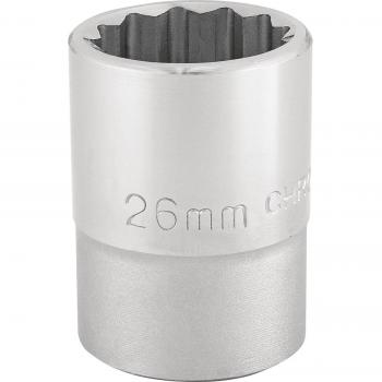 Draper Expert 3/4 Square Drive 12 Point Bi-Hexagon Socket (26mm) 16694
