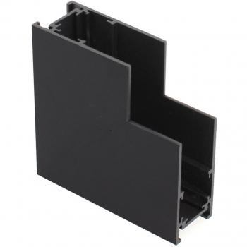 Conector L vertical para iluminación LED en carril magnético