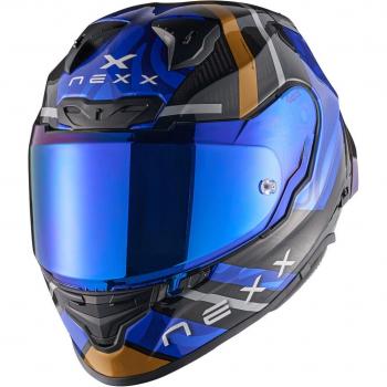 Nexx Casco X.R3R Swirl Carbon Deep Blue S