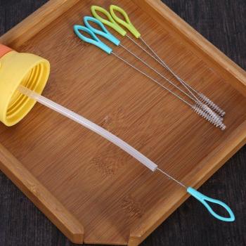 10PCS Soft Hair Straw Brush for Baby Bottle Cleaning