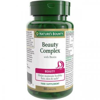 Complesso di Bellezza Nature's Bounty con Biotina 60 Compresse