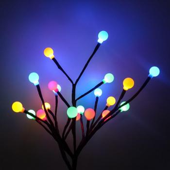 Solar-Powered 20-Head LED Tree Light for Garden