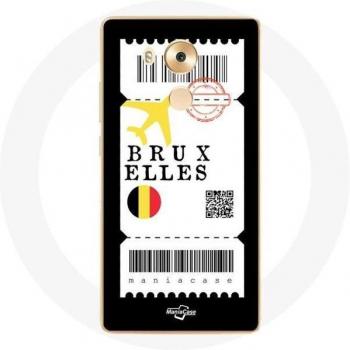 Huawei Mate 8 Flight Ticket Cover Brussels Belgium
