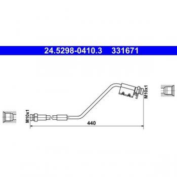 ATE 24.5298-0410.3 Bremsleitung