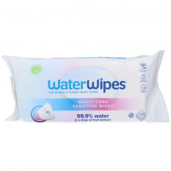 WaterWipes BIOAdult Care Salviette Idratanti per Adulti XL 30x30 cm 30 pz
