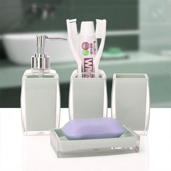 Acrylic Bathroom Essentials Set