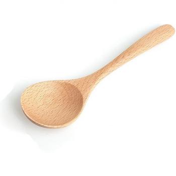 Houten Ronde Lepel voor Ramen en Soep