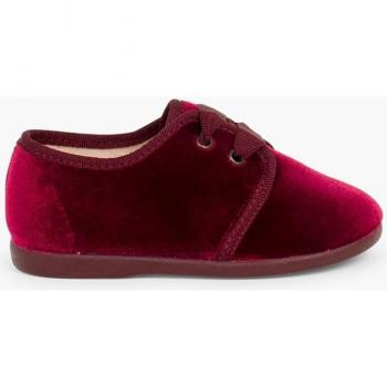 Pisamonas Zapato Inglés Terciopelo Cordón Faya (Bebé)