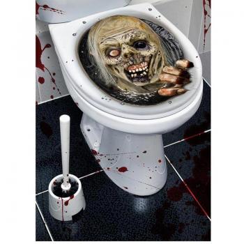 Guirca Pegatina Zombie tapa inodoro 30x40 cm