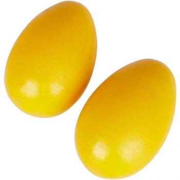 Red Wooden Egg Maracas 2pcs