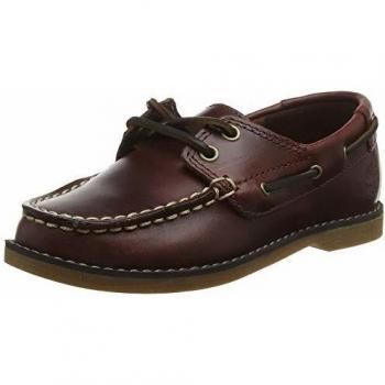 Timberland Seabury Classic 2 Eye, Náuticos para Niños, Color Marrón