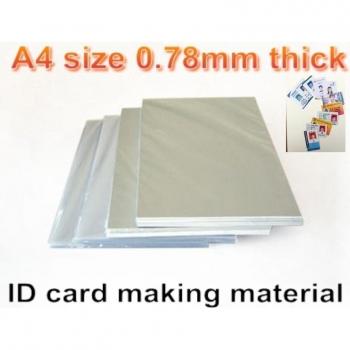 Feuille PVC 0,78 mm A4 – Matériel de Fabrication de Cartes
