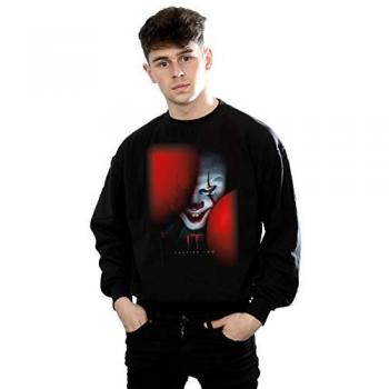 Pennywise en el cielo oscuro: Sudadera Masculina XXL