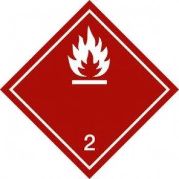 Hazard Symbol for Flammable Gases (Gefahrgut)
