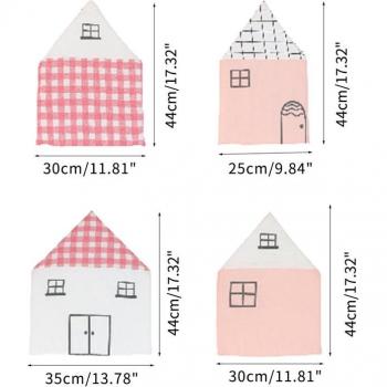 Protector de cuna de bebé, set de 4 piezas, algodón, incluye cojín y sábana