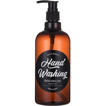 16.9oz Bathroom Soap Dispenser Hand Press Liquid Bottle