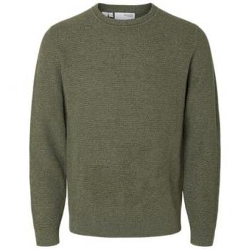 ROSS Regular Fit Strickpullover – Herren, Oliv, M