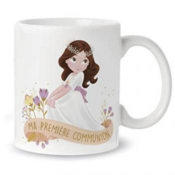 Taza de Porcelana “Aliento de Luz” – Niña Primera Comunión