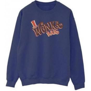 Felpa Bianca Willy Wonka Bar con Logo Donna, L