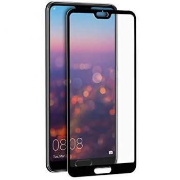 Muvit protector pantalla Huawei P20 Pro vidrio templado plano con marco negro
