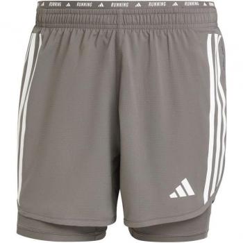 Pantaloni Corti 2 in 1 adidas Own The Run 3 Stripes
