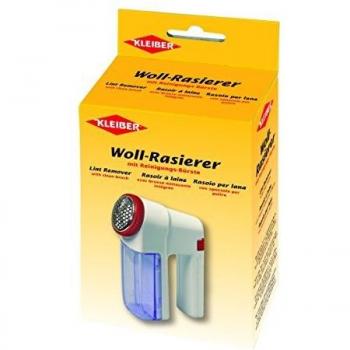 KLEIBER Fusselrasierer, kabellos, weiß/rot