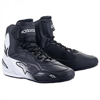 Alpinestars Faster 3 Zapatos de motocicleta - Negro Blanco