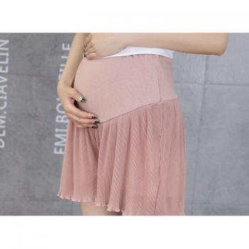 Poungdudu Summer Wide Leg Maternity Shorts