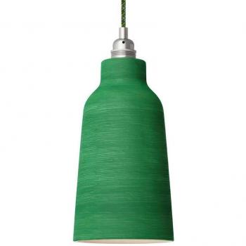 Lampada “Creative Cables” in Sospensione: Bottiglia di Ceramica, Parafuso Metallo