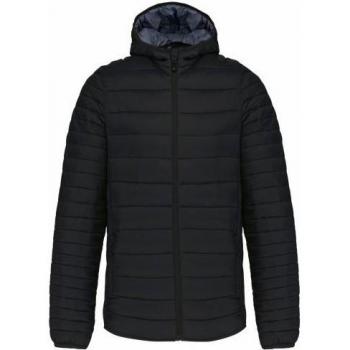 Kariban Herrenjacke wattiert mit Kapuze 3XL rot