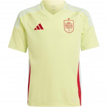 Adidas Spain Away Junior Short Sleeve Jersey 2024 Size: 11-12 years, Colour: Yellow