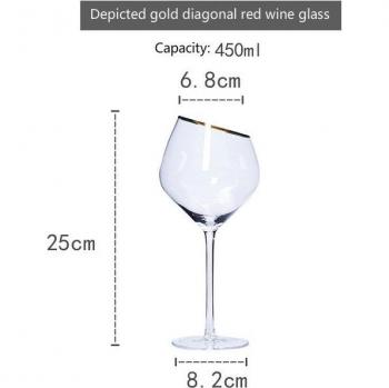 Vino Tinto Oblicuo 400 ml – Copa de la Noche