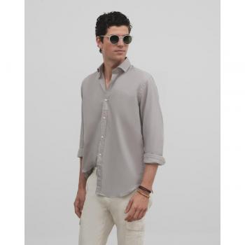 Silbon - Camisa sport silbon light structure gris medio para Hombre