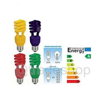 Lampadina Antizanzare 13w E14 Colorata - Rosso