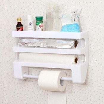 Kitchen Organizer with Paper Towel and Foil Holder
